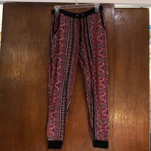 Print jogger sweatpants